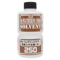 WCT102 Mr.ウェザリングカラー 専用うすめ液（大） 250ml [プラモデル用溶剤]