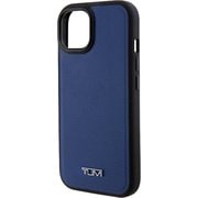 TUHMP15SRBAV [TUMI公式ライセンス iPhone 15用 磁気ワイヤレス充電対応 本革 背面ケース ブルー]