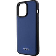 TUHMP15XRBAV [TUMI公式ライセンス iPhone 15 Pro Max用 磁気ワイヤレス充電対応 本革 背面ケース ブルー]