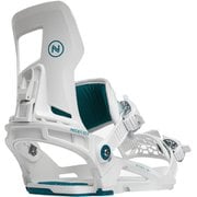 MUON-W WHITE Mサイズ(22.5-26.5cm) [スノーボード バインディング レディース]