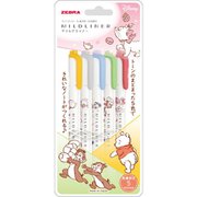 【限定】 MILD LINER(マイルドライナー) ディズニーデザイン 5色セットB WKT7-DS3-5C-B