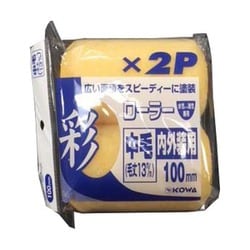 12367 [彩ローラースペア 中毛 2個入り100mm]