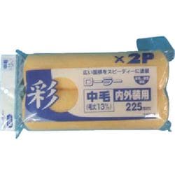 12369 [彩ローラースペア 中毛 2個入り225mm]