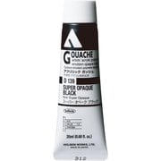 アクリリックガッシュ6号 20ml D139 スーパーオペークブラック 7139