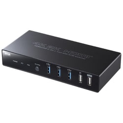 ドッキングステーション パソコン切替器 PC Type-C/HDMI接続 2台切替 KVMスイッチ HDMI Type-C PD給電対応 ディスプレイエミュレーション非搭載 Win Mac対応 据え置き型 SW-KVM2DK