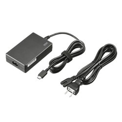 USB PD対応AC充電器（PD100W・TypeCケーブル一体型） ACA-PD94BK