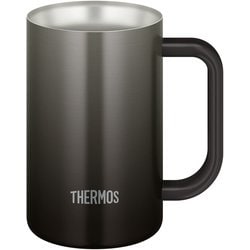 真空断熱ジョッキ 600ml ブラック JDK601C-BK