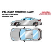 EM725D 1/43 TOM'S GR86 Wide Body 2022 アイスシルバーメタリック [レジンキャストミニカー]