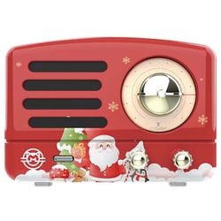 MUZEN PETA Bluetoothスピーカー クリスマスレッド MW-Q1ICR