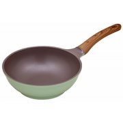 gelsomino ディープパン 24cm IH対応 ダイヤモンドコート くすみグリーン GEL-D24