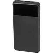 モバイルバッテリー 残量表示機能付 10000mA スリムタイプ ブラック GH-MB10B-BK