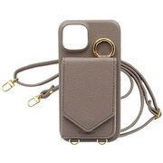 Galaxy A54 5G 用 ケース L字 スマホショルダー ショルダータイプ くすみカラー ペールトーンカラー スタンド機能 トープ LS-GAA54-TP