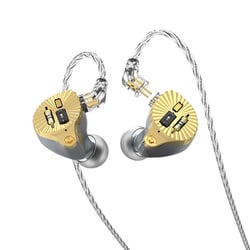 CROWN フラグシップカナル型イヤホン GOLD＆GRAY（ゴールド＆グレー） STFZ-CR-GG