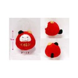 ぬいぐるみ【ひげまんじゅう福だるま<ほとけ>】をセットに