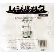 指定ゴミ袋 沼津市 No.30 取っ手付き 半透明 100枚 40×30cm 厚さ0.013mm GZ68