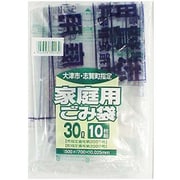 指定ゴミ袋 大津市 家庭 30L 透明 10枚 70×50cm 厚さ0.025mm G3J