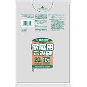 指定ゴミ袋 大津市 家庭 20L 透明 10枚 60×40cm 厚さ0.025mm G2J