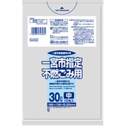 指定ゴミ袋 一宮市 不燃 30L 透明 10枚 70×50cm 厚さ0.025mm GA52