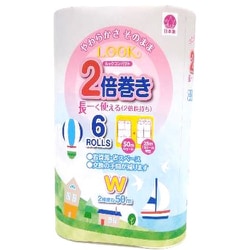 ルックコンパクト 2倍巻 6ロール ダブル