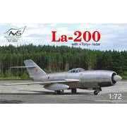 AV7222 露 ラボーチキンLa-200直列双発ジェット試験機トリーレーダー型 1/72 [組立式プラスチックモデル]