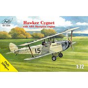 AV7248 英 ホーカー シグネット軽量複葉機 スコーピオン エンジン 1/72 [組立式プラスチックモデル]