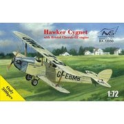 AV7250 英 ホーカー シグネット軽量複葉機 チェルブIII エンジン 1/72 [組立式プラスチックモデル]