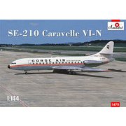 AM1479 1/144 シュド カラベルIV-Nジェット旅客機コルシカ航行 [組立式プラスチックモデル]