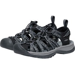 ウィスパー WHISPER 1028815 Black/Steel Grey W6.5(23.5cm) [サンダル レディース]