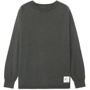 ドラウジー/ホールガーメントロングスリーブクルー DROWSY/ WG LONG SLEEVE CREW KSU32170 チャコール CH Sサイズ [アウトドア カットソー ユニセックス]