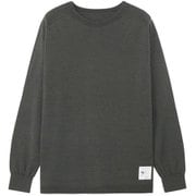ドラウジー/ホールガーメントロングスリーブクルー DROWSY/ WG LONG SLEEVE CREW KSU32170 チャコール CH Mサイズ [アウトドア カットソー ユニセックス]