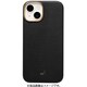 669-964446 [iPhone 14/13用 salisty noble MagSafe対応 レザーハードケース ブラック]