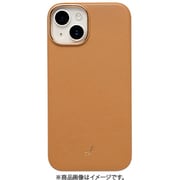 669-964460 [iPhone 14/13用 salisty noble MagSafe対応 レザーハードケース キャメル]