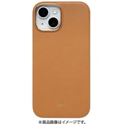 669-964507 [iPhone 15用 salisty noble MagSafe対応 レザーハードケース キャメル]