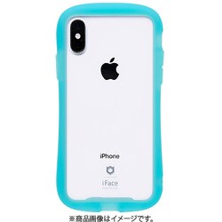 41-966259 [iPhone XS/X用 iFace Reflection NEO 強化ガラスクリアケース クリアブルー]