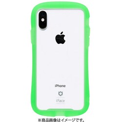 41-966273 [iPhone XS/X用 iFace Reflection NEO 強化ガラスクリアケース クリアグリーン]