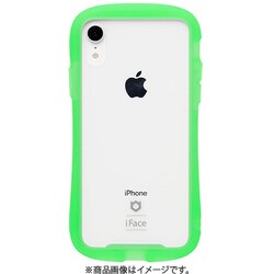 41-966310 [iPhone XR用 iFace Reflection NEO 強化ガラスクリアケース クリアグリーン]