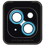 41-967034 [iPhone 15/15 Plus用 iFace Camera Lens Cover カメラレンズカバー ネオブルー]