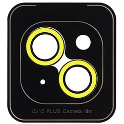 41-967041 [iPhone 15/15 Plus用 iFace Camera Lens Cover カメラレンズカバー ネオイエロー]