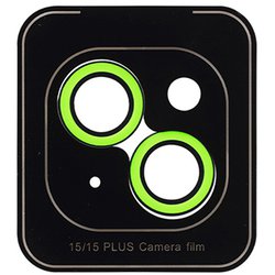 41-967065 [iPhone 15/15 Plus用 iFace Camera Lens Cover カメラレンズカバー ネオグリーン]