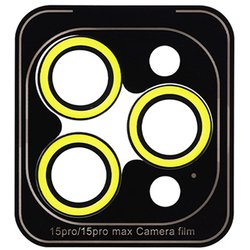 41-967119 [iPhone 15 Pro/15 Pro Max用 iFace Camera Lens Cover カメラレンズカバー ネオイエロー]