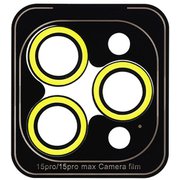 41-967119 [iPhone 15 Pro/15 Pro Max用 iFace Camera Lens Cover カメラレンズカバー ネオイエロー]