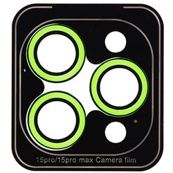 41-967133 [iPhone 15 Pro/15 Pro Max用 iFace Camera Lens Cover カメラレンズカバー ネオグリーン]