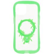 41-967386 [iPhone 14用 iFace Reflection Magnetic 強化ガラスクリアケース クリアグリーン/ペイント]