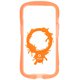 41-967423 [iPhone 15用 iFace Reflection Magnetic 強化ガラスクリアケース クリアオレンジ/ペイント]