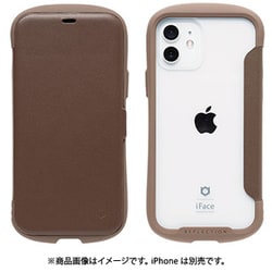 41-967621 [iPhone 12/12 Pro用 iFace Reflection ダイアリー ケース ブラウン]