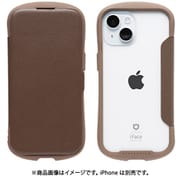 41-967720 [iPhone 15用 iFace Reflection ダイアリー ケース ブラウン]