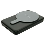 calon 5000mAh マグネット付ワイヤレスモバイルバッテリー WC10W C5V2.4A出力 チャコールグレー RLI050WCC10W01CGRY