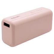 calon 5000mAh モバイルバッテリー A×1 C×1ポート 20W出力 スモーキーピンク RLI050C20W01SPK