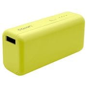 calon 5000mAh モバイルバッテリー A×1 C×1ポート 20W出力 ライムイエロー RLI050C20W01LY