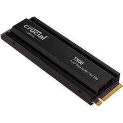内蔵SSD Crucial T500シリーズ 2TB M.2 2280 PCIe Gen.4x4 NVMe ヒートシンク付きモデル CT2000T500SSD5JP